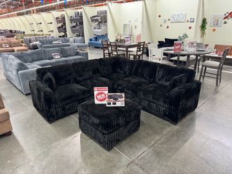New black sectional