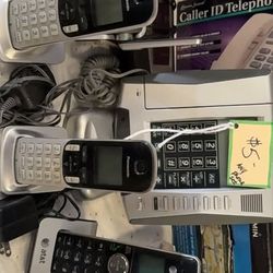 AT&T Panasonic Cordless Phones and Caller ID Telephone $5