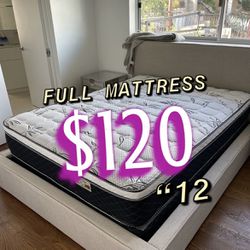 New Full Mattress $120
