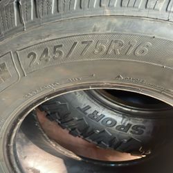 1 Tire 245/75/16