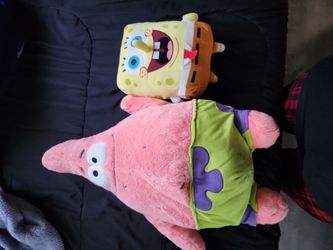 Spongebob and Patrick plush
