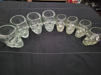Skull glass cups
