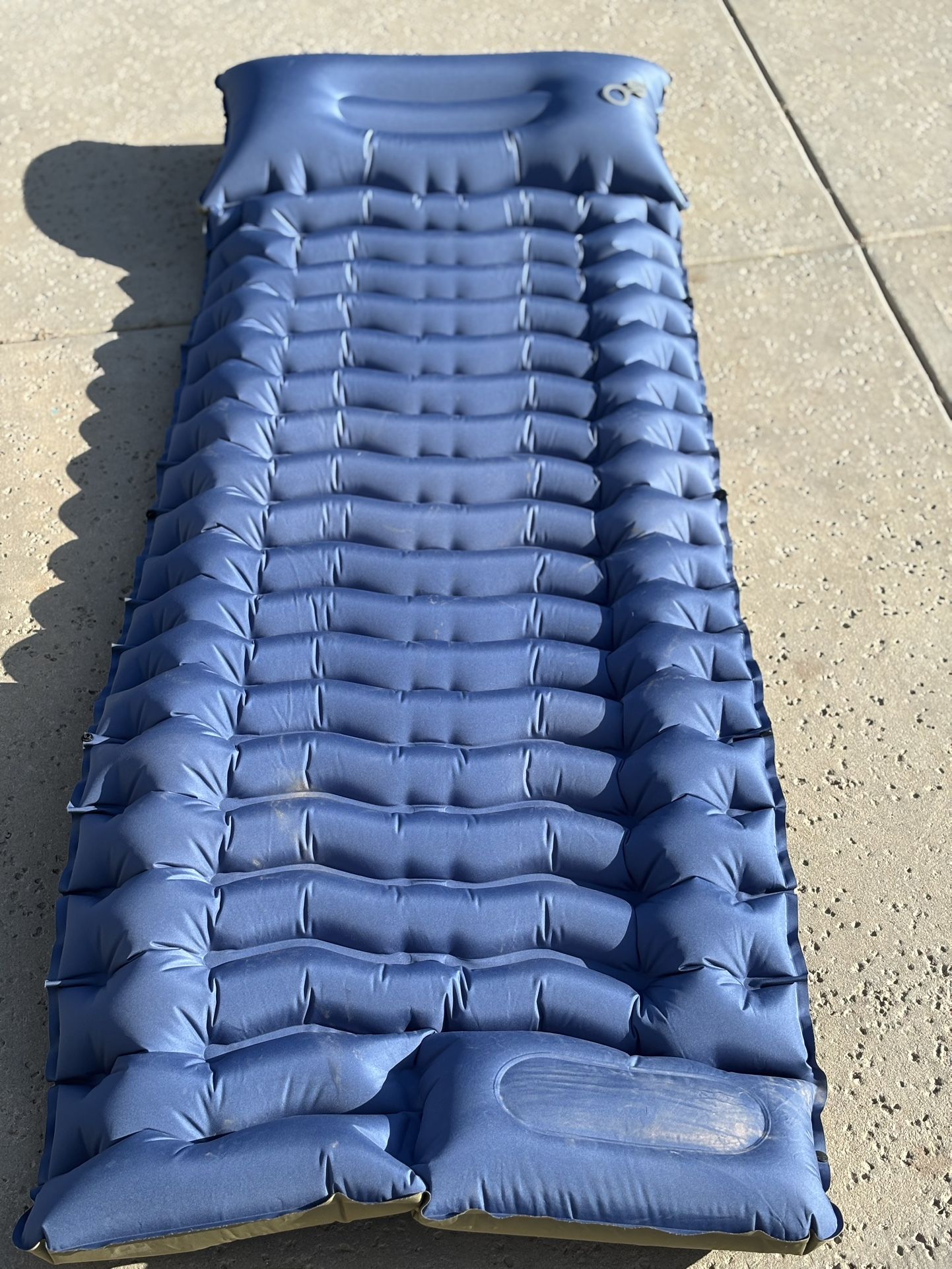 One And only One Air Mattress - 72” x 26” Blue Inflatable Air Mattress