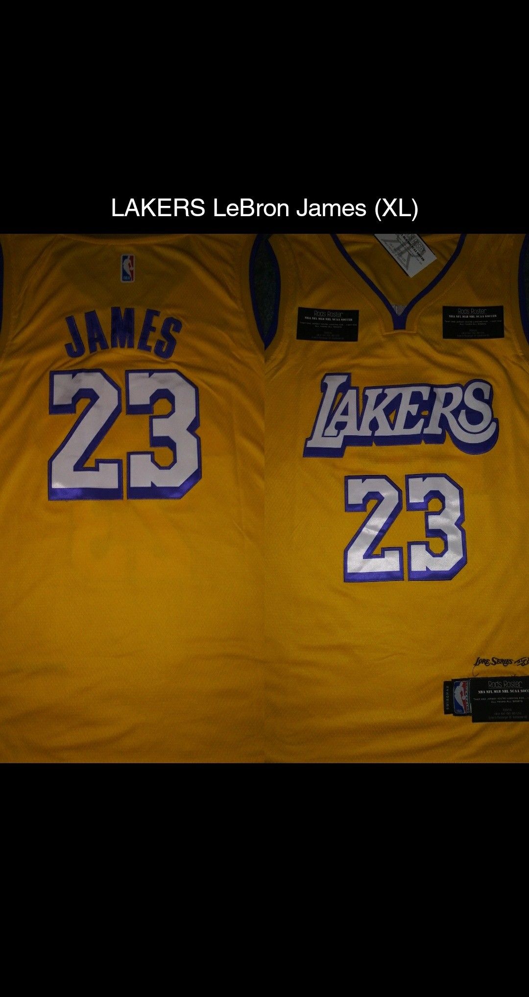 LAKERS LeBron James jersey (XL)