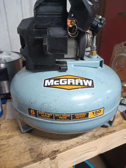 Mcgraw air compressor needs power cord and on/off switch