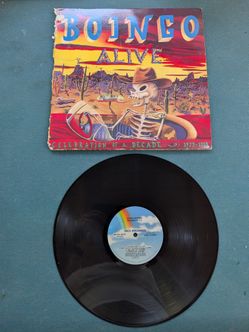 Oingo Boingo Boingo Alive Double Vinyl LP Tested