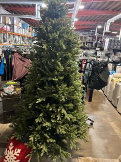 Christmas tree  7.5 ft  from Costco with  Radiant Micro LED with Twinkle