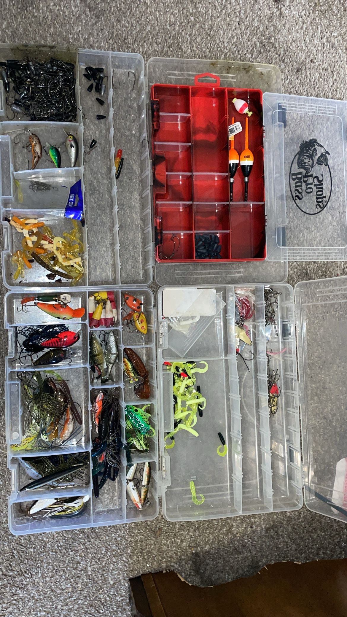 Tackle Box’s And Fishing Equipment