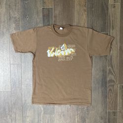 Volcom Vintage Y2K Men’s Skater Brown Trubador  Logo T Shirt Size L