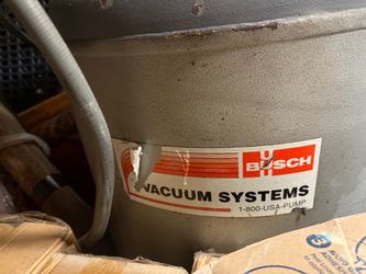 Bosch vacuum system / vacuum pump.