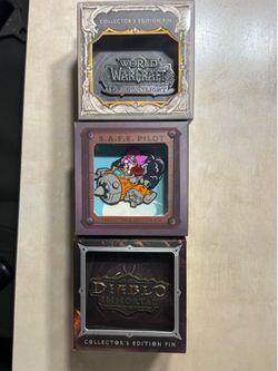 Collector gaming pins (Blizzard)