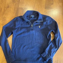 Boys polo  Lauren Quarter Zip Sweatshirt Shipping Available 