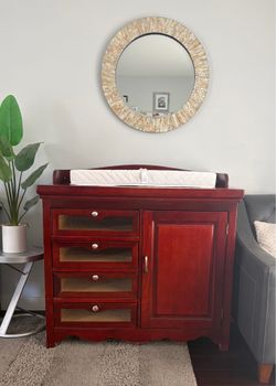 Real wood dresser