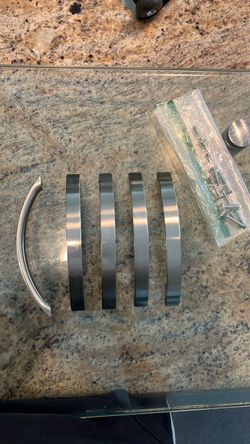 Brushed Nickel Cabinet Drawer Pulls Set