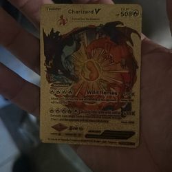 Gold Charizard Pokémon Card