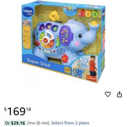 Vtech trefl super elephant electronic educational toy