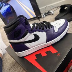 Jordan 1-Court Purple sz10.5