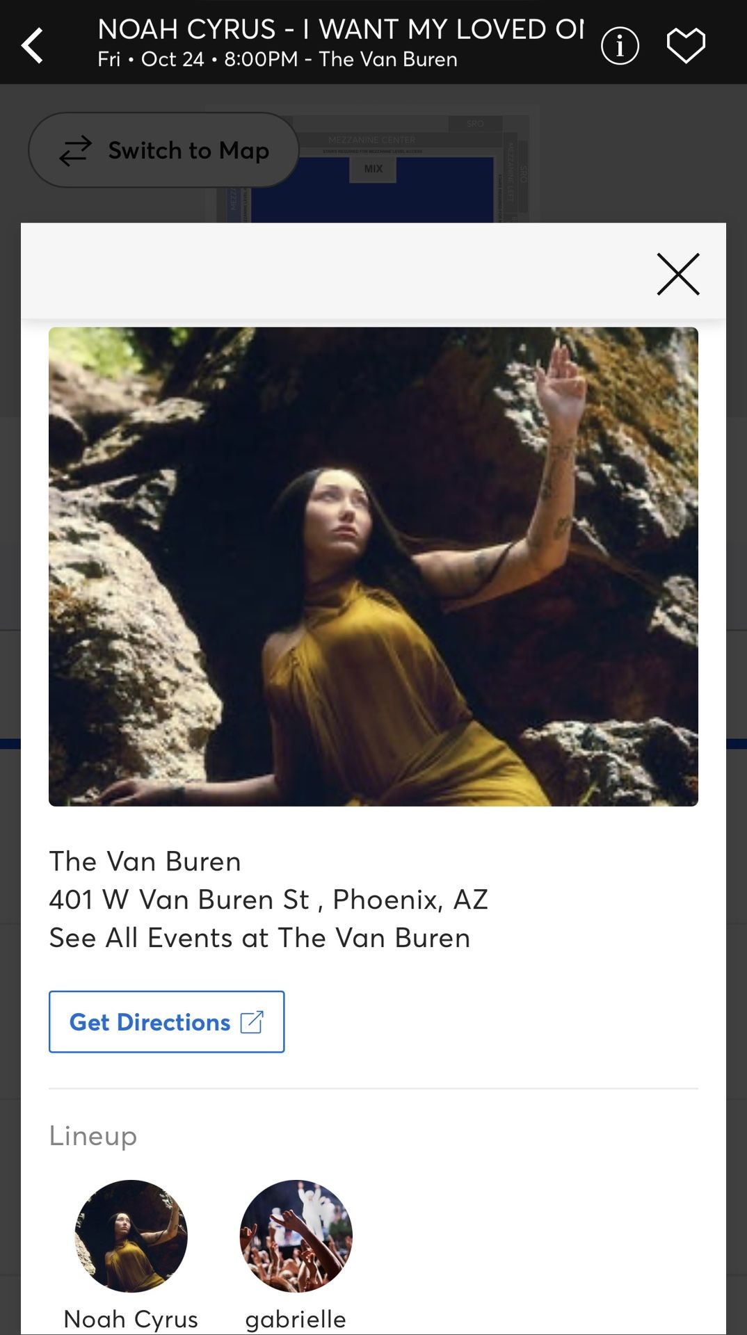 Concert Tickets To Noah Cyrus On 8/24 At The Van Buren 