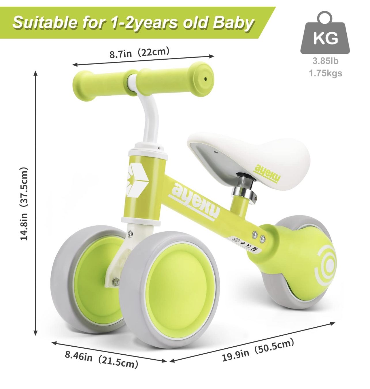 AyeKu Baby Balance Bike, Toddlers Bikes for Age 12 24 Months,All Products : American Fashion Style Bags On Sale