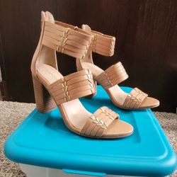 Genuine leather Women's heels