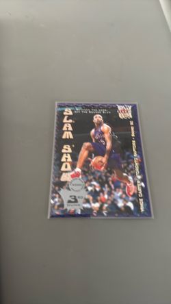 VINCE CARTER 2000-01 Fleer Ultra Slam Show 3rd Dunk #8 NBA Toronto Raptors HOF