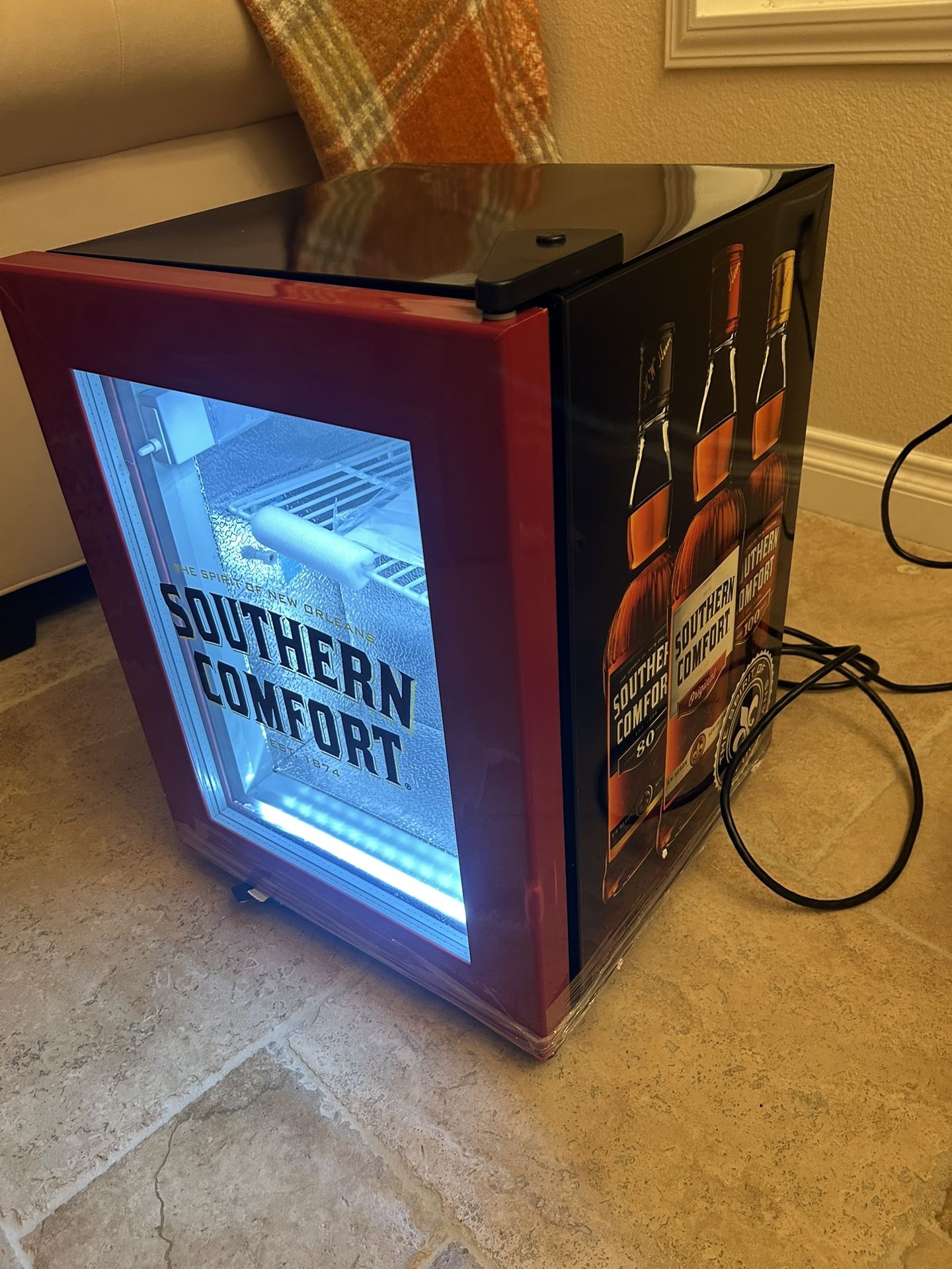 Southern Comfort Whiskey Mini Fridge 