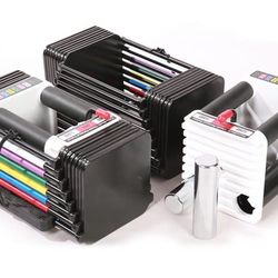 New powerblock adjustable Dumbbell Set