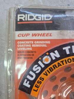 RIDGID CUP WHEEL CONCRETE GRINDING 7"