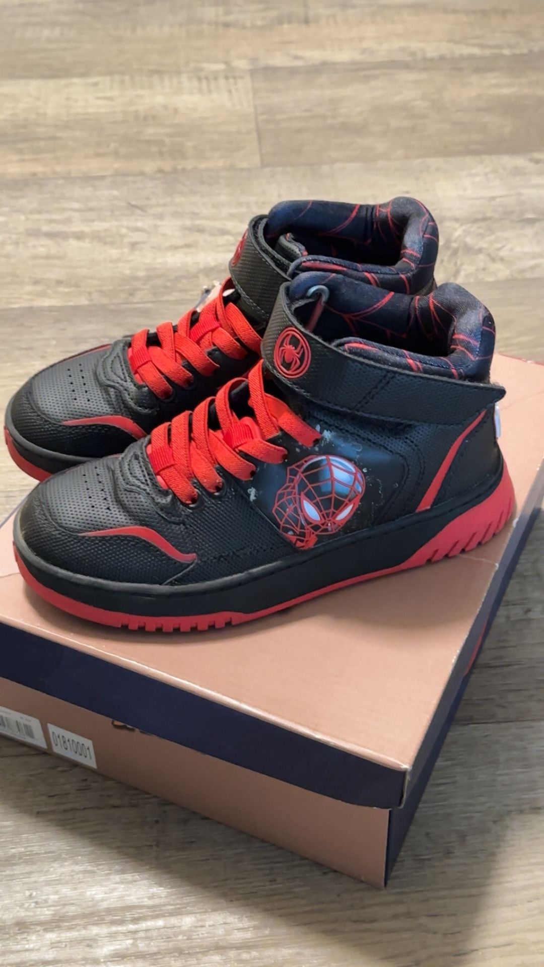 Miles Morales Spider Man Shoes Size:2