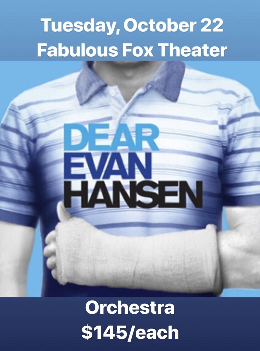 Dear Evan Hansen in St Louis!