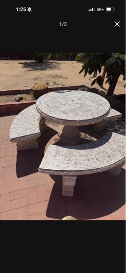 Concrete table
