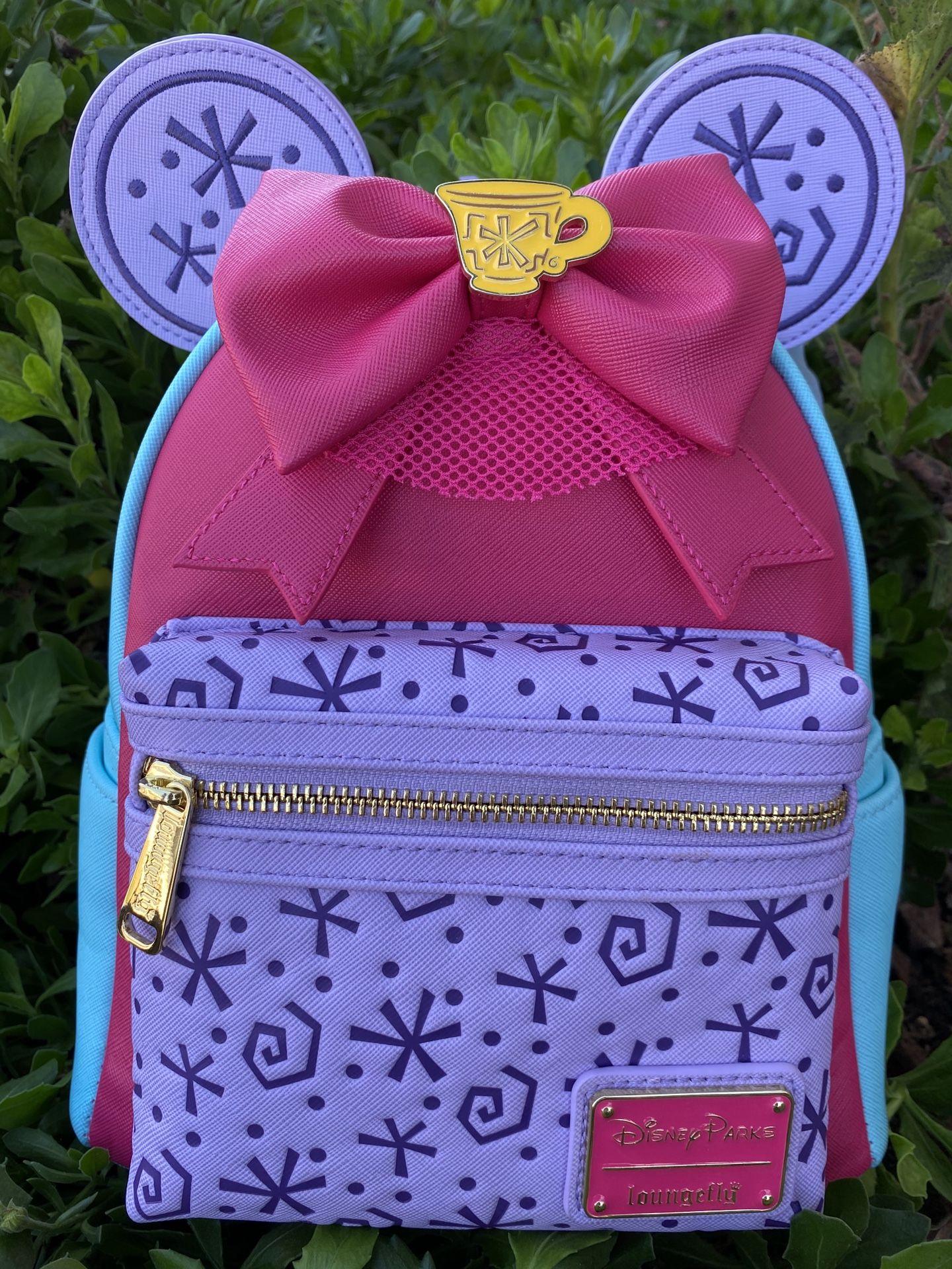 Sold Out everywhere Minnie Mouse Main Attraction series Alice in Wonderland Mad Tea Party Parks exclusive loungefly backpack