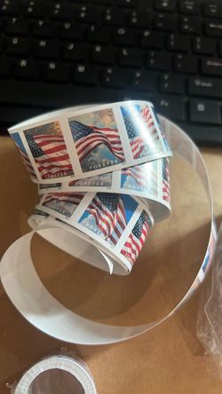 Forever Stamps Roll American Flag 2024