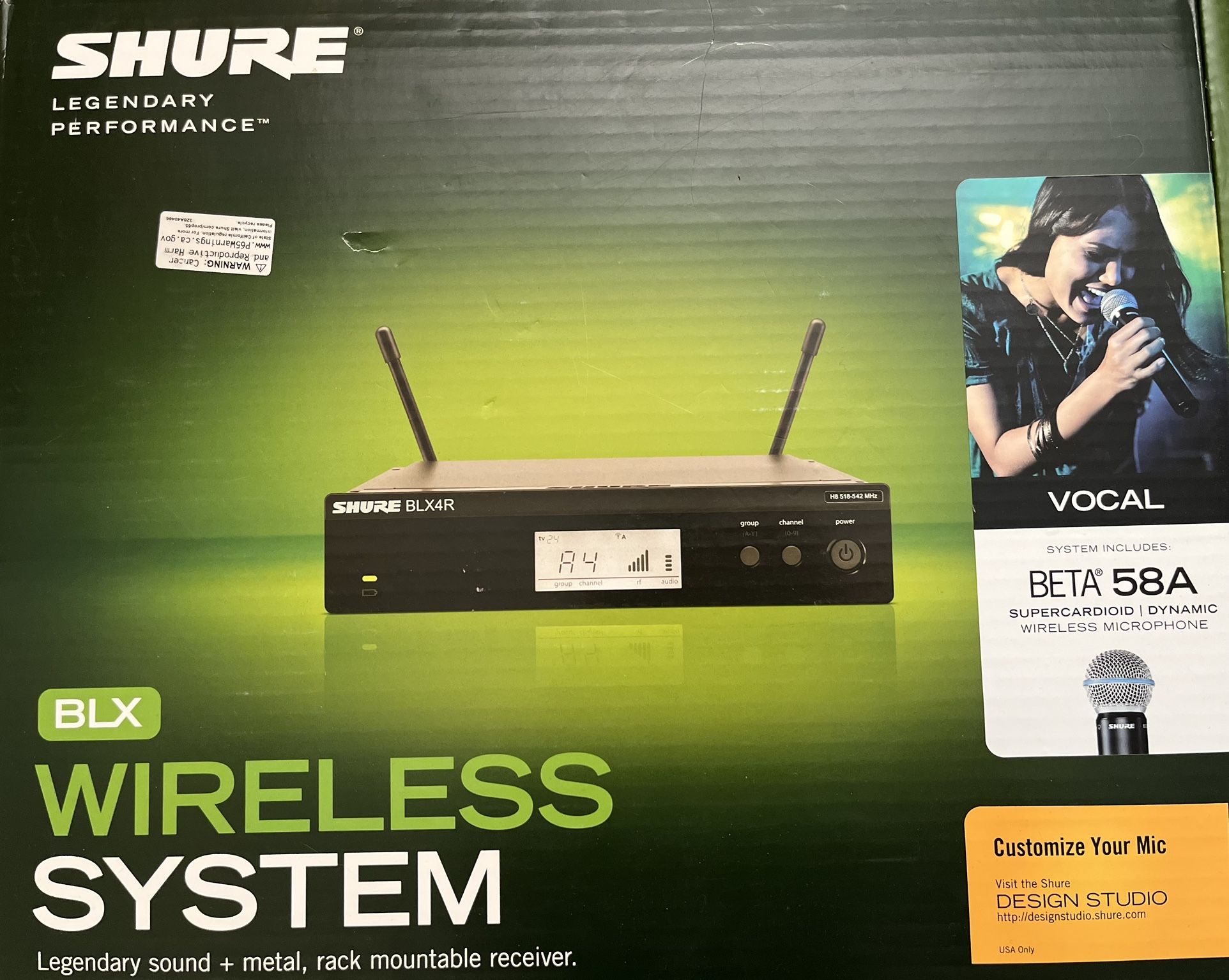 Shure BLX Wireless System Games