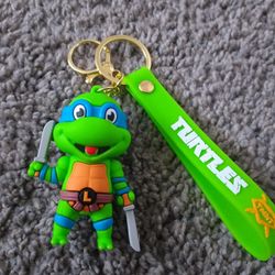Leonardo Nichalodeon Ninja Turtles Key Chain