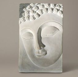 Brand New! 13" Cement Buddha Wall Art | Heavy | Indoor/Outdoor | Pick Up Winter Springs
