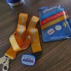 Dutch bros lanyard and pin
