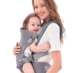 CenVen Advanced 4 In 1 Baby Carrier, Ergonomic, Convertible, Face-In And Face-Out Front And Back Carry For Newborn To Toddler With Enhanced Lumbar Sup