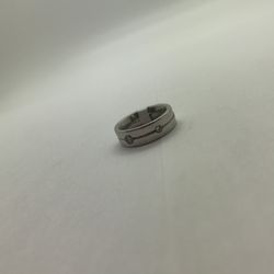 UNISEX PLATINUM-DIAMOND WEDDING BAND
