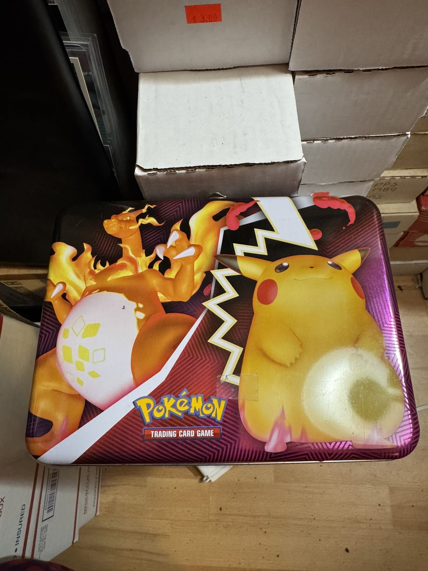 2 Pokemon Lunchboxes Full of items (I know nothing of), came in a big trading card purchase I made. Make me an offer for both of them.