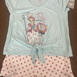 Women’s Disney Toy Story Bo Peep Shorts Pajamas Size Small