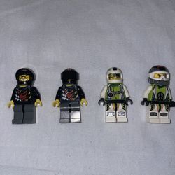 LEGO World Racers Minifig Lot Of 4