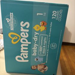 Pampers Size 1 For $30