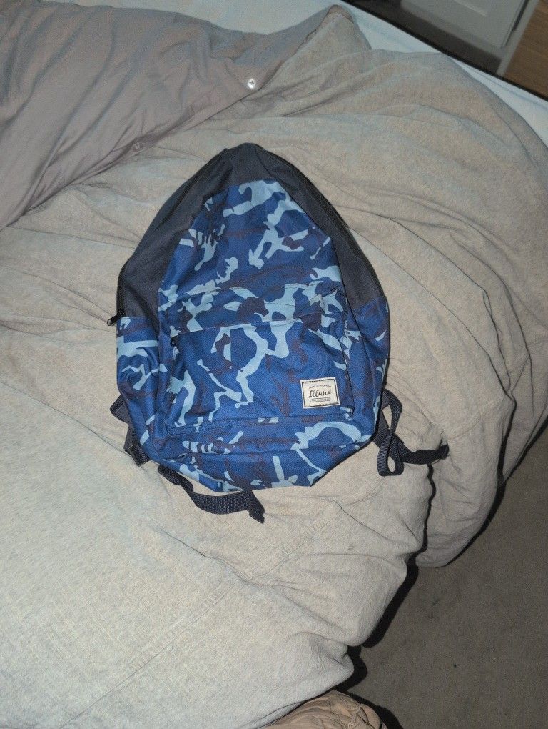 Illuna Blue Camo Backpack
