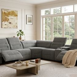 Power Reclining sectional