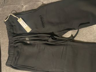 Black essential sweats and shorts