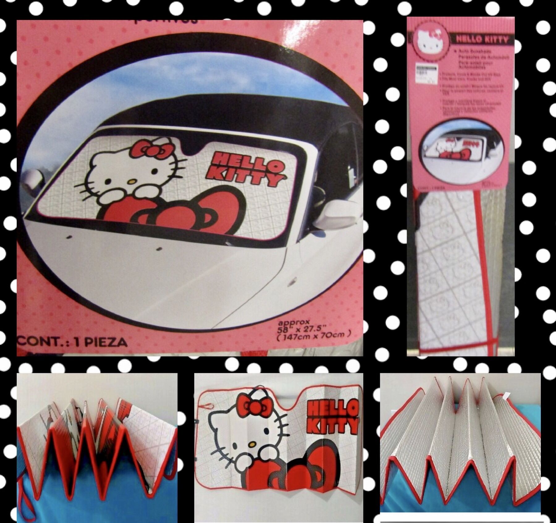 Hello kitty car shade