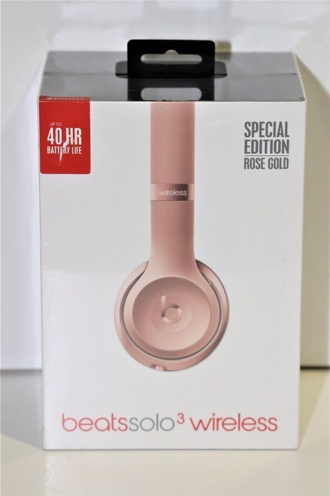 Rose Gold Beats Solo 3