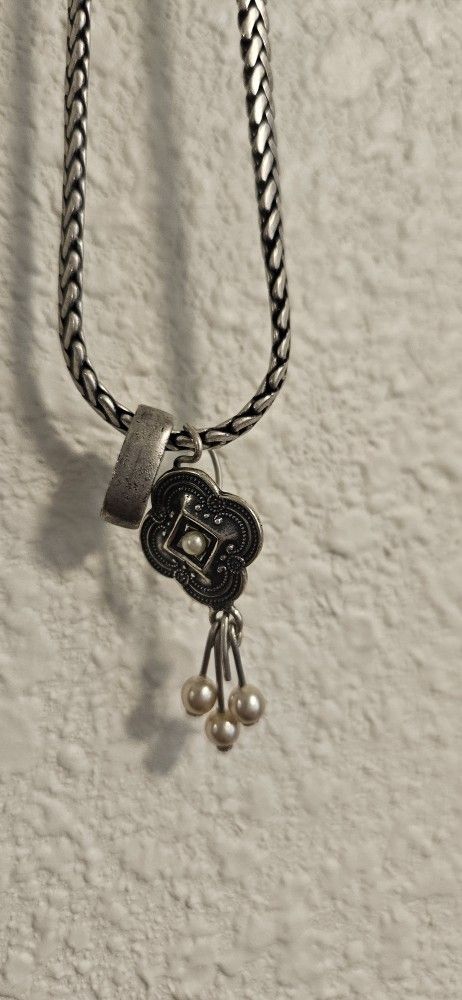 Slightly used silver necklace