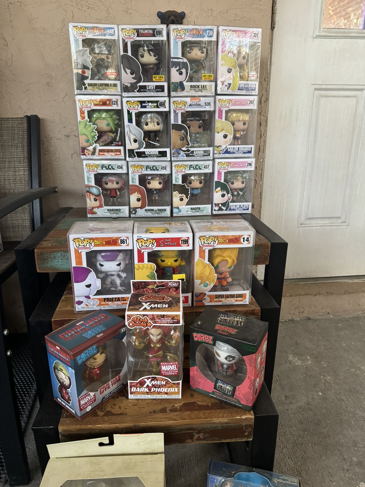 Funko Pops And Anime Figurines